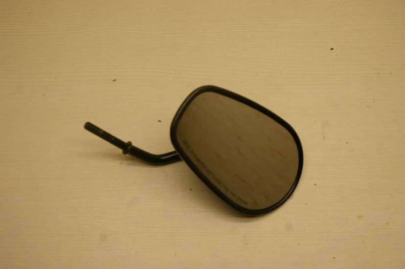 Harley Davidson E11001084 Tear Drop Style Black Left Side Rear View Mirror