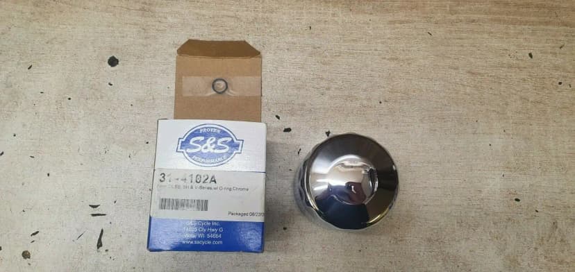 Harley Davidson 84-99 BT / 86-17 XL S&S Chrome Oil Filter 31-4102
