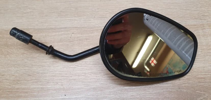 Harley Davidson Black Left Side Rear View Mirror