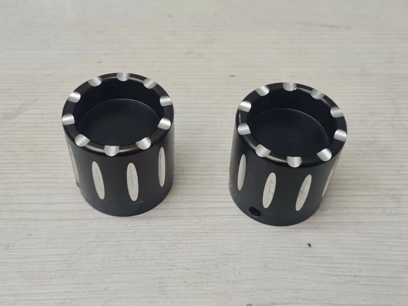 Harley Davidson Axle Bolt Caps / Covers 