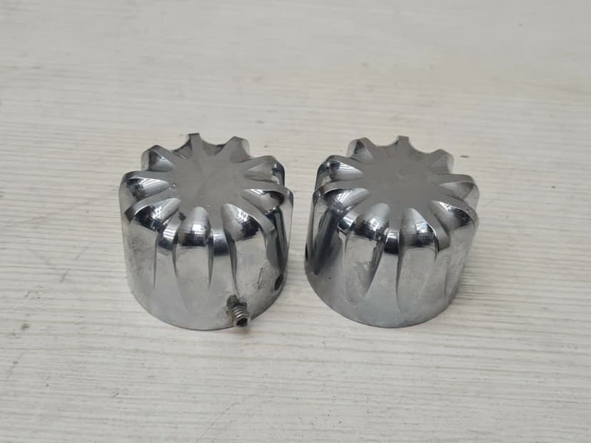 Harley Davidson Axle Bolt Caps / Covers 